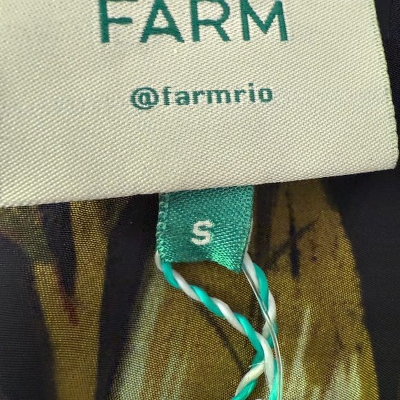 NWT Farm Rio Floral One-Shoulder Dress Dress Size Small - Picture 7 of 9